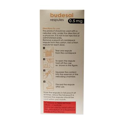 Budesal 0.5mg Respule 5X2ml - Asthma/COPD-Ast
