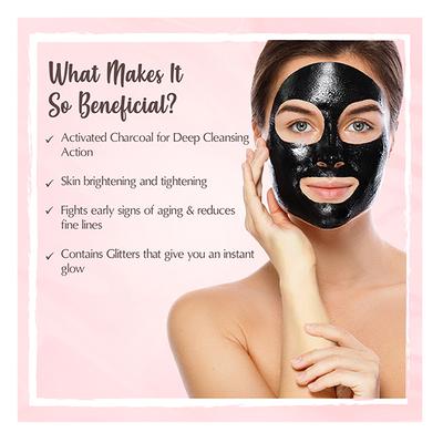 The Beauty Co. Peel Off Glow Face Mask - Activated Charcoal 100 gm - Masks & Peels