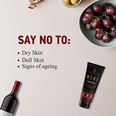 India Grooming Club Wine Gel Mask for Face & Body 100 ml - Masks & Peels