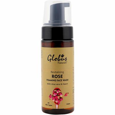 Globus Naturals Revitalizing Rose Foaming Face Wash 150 ml - Face Wash & Cleansers