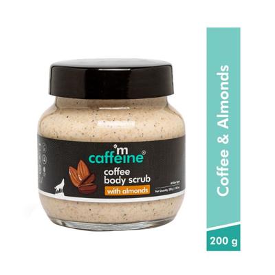 Mcaffeine Creamy Coffee Body Scrub with Almonds , Exfoliates, Removes  and Dry Skin 200gm - Scrubs & Exfoliants