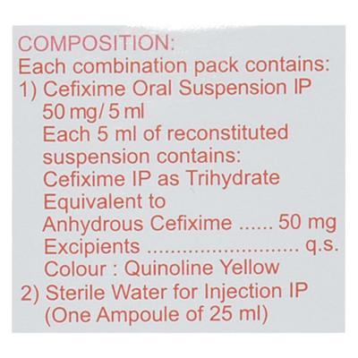 Zifi 50mg Dry Syrup 30ml - Bacterial Infections-Cep