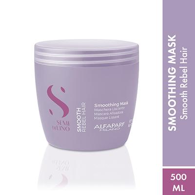Alfaparf Milano Semi Di Lino Smoothing Mask - Dry, Frizzy Hair, Smooth, Shiny, Rebel Hair 500 ml - Hair Masks & Packs