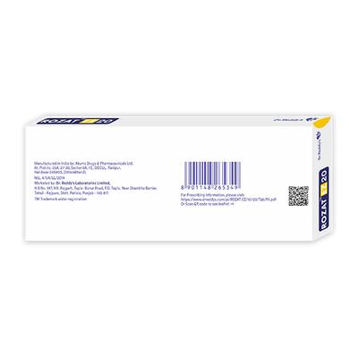 ROZAT EZ 20 Tablet 10's - High Cholesterol-Dys