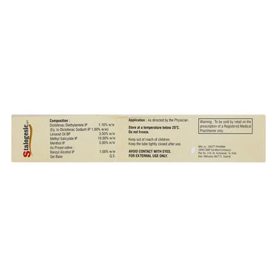 STALOGESIC Gel 30gm - Pain relief-Nsa