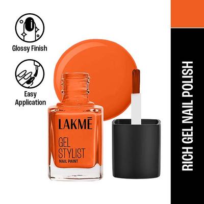 Lakme Absolute Gel Stylist Nail Color 99 Pumpkin 12 ml - Nail Polish