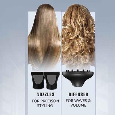 Vega Professional Pro Dry 2000 Watts Hair Dryer With Diffuser & Nozzle Attachments, (VPVHD-13) 1's - Hair Dryers