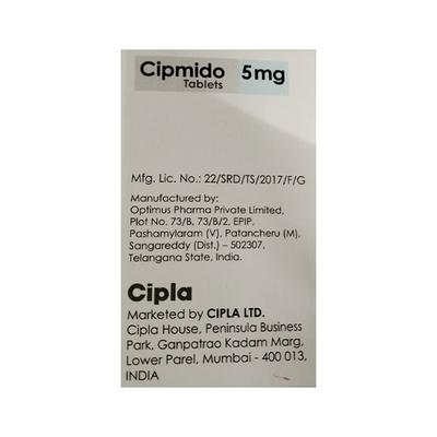 CIPMIDO 5mg Tablet 30's - Hypotension-Vas