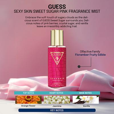 Guess Sexy Skin Sweet Sugar Pink Fragrance Mist 250 ml - Body Mist/Spray