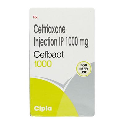 Cefbact 1gm Injection 1's - Bacterial Infections-Cep
