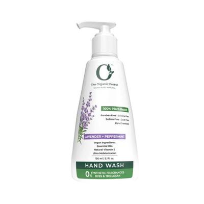 The Organic Forest Chemical Free Lavender and Peppermint Hand Wash 150 ml - Hand Wash & Soaps