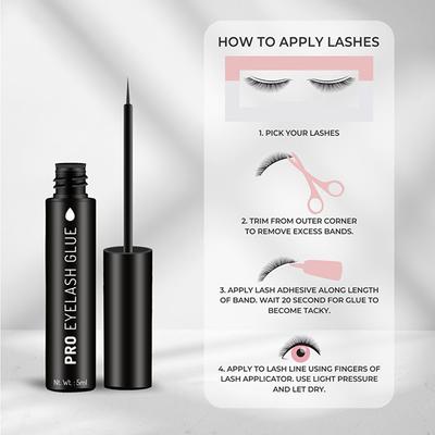 Swiss Beauty Pro Eyelash Glue - (Black) 5 ml - Eyelashes