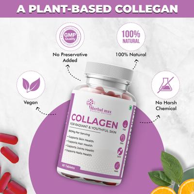 Herbal Max Collagen Tablet 60's - Hair & Skin