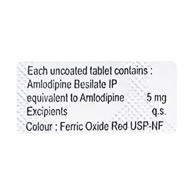 AMLOKIND 5 Tablet 15's - Hypertension-Cal