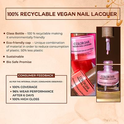 Colorbar Vegan Nail Lacquer Elena-243 8 ml - Nail Polish