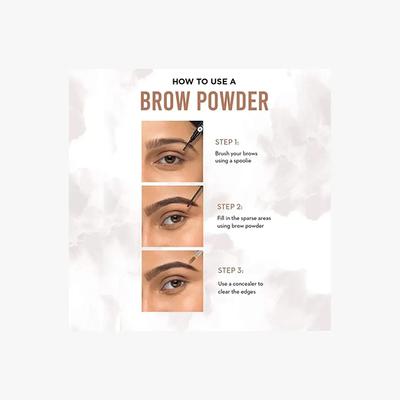 SUGAR Cosmetics Arch Arrival Brow Powder - 04 Felix Onyx (Black for Black Hair) 1 gm - Eyebrow Pencils & Enhancers