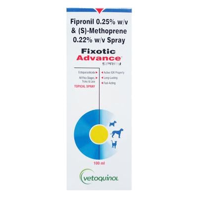 FIXOTIC ADVANCE TOPICAL Spray 100ml - Veterinary-Pharma