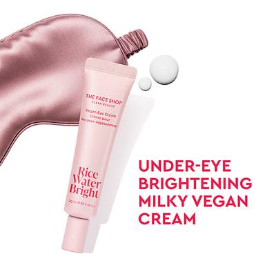 The Face Shop Rice Water Bright Vegan Eye Cream 20 ml - Under Eye Creams & Serums