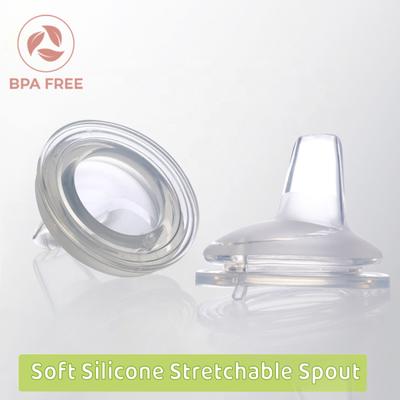 R for Rabbit First Feed Soft Silicon Spout (Steebo Crescent/Steebo Teddy) 1's - Feeding & Nursing