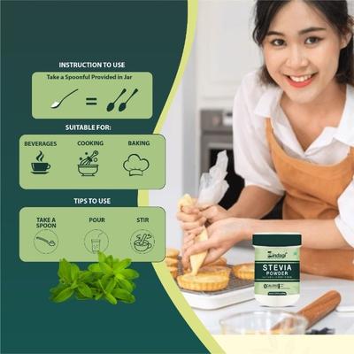 Zindagi Stevia Natural Sweetener Powder 200 gm - Sugar Substitute