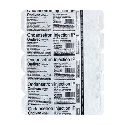 ONDIVAC Injection 4ml - Vomitting/Emesis-Ant