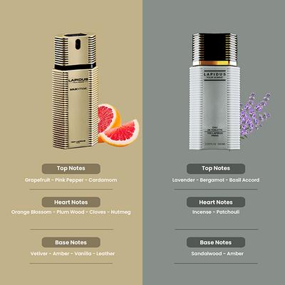 Ted Lapidus Homme Gold Extreme 100ml + 100ml Eau De Toilette 2's - Men Perfumes (Edt/Edp)