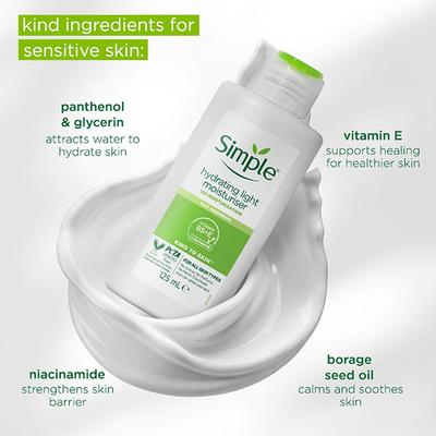 Simple Kind To Skin Hydrating Light Moisturiser 125 ml - Face Moisturizers