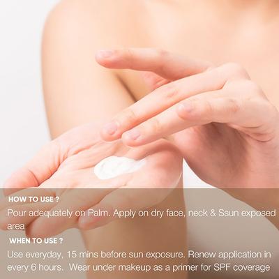 Cos-IQ Outdoor Sunscreen Serum SPF 50 PA triple plus Broad Spectrum UVA UVB and IR Protection Zero White 30 ml - Face Sunscreen