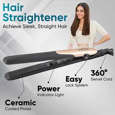 Vega Miss Versatile Styling Set Hair Straightener, Dryer and Curler (VHSS-03) 1's - Multi-Stylers
