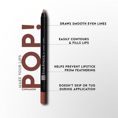 Star Struck by Sunny Leone Long Wear Lip Liner - Cinnamon 1.2 gm - Lip Liners