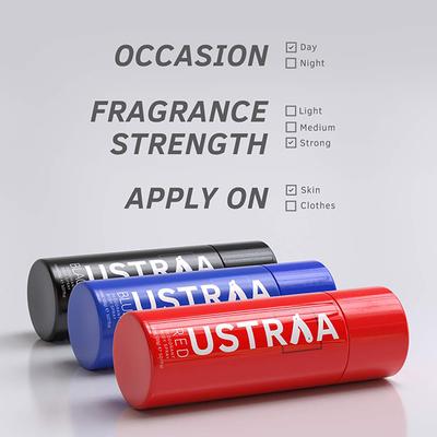 Deodorant Body Spray- RED, BLACK, BLUE - Set of 3 450 ml - Deodorants/Roll-Ons
