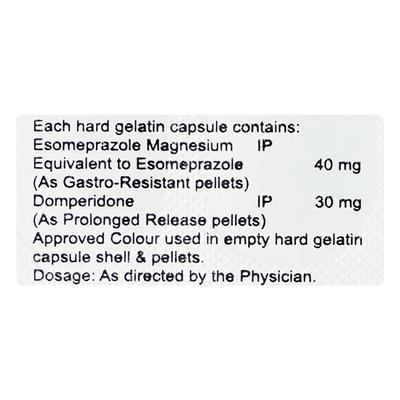 ESOMAX D Capsule 10's - Ulcer/Reflux/Flatulence-Aaa
