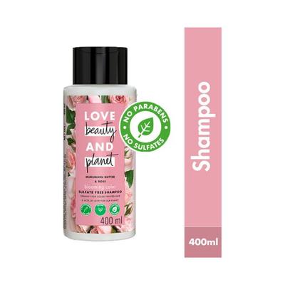 Love Beauty And Planet Murumuru Butter and Rose Sulfate Free Blooming Colour Shampoo 400 ml - Shampoos