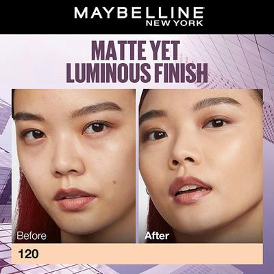 Maybelline New York Super Stay Lumi-Matte Liquid Foundation 30H Longwear Yet Light-As-Air, 120 35 ml - Foundation