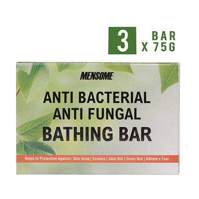 Mensome Anti Bacterial & Anti Fungal Bathing Bar (Pack of 3 X 75 gm) - Soaps