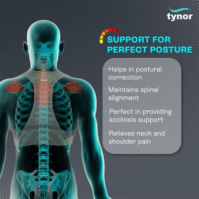 Tynor Posture Corrector (Child) (A 33) - Abdomen/Neck/Arm/Elbow Supports