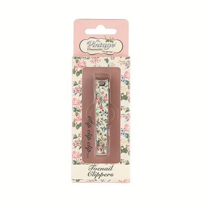 Vintage Cosmetic Toenail Clippers Floral 100 gm - Nail Care