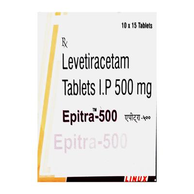 EPITRA 500 Tablet 15's - Epilepsy/Convulsion-Ant