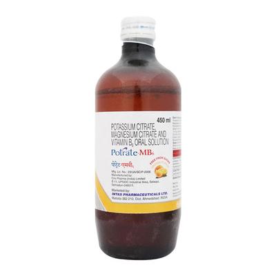 Potrate MB6 Free From Sugar Orange Flavor Oral Solution 450ml - Kidney Disease/Stones-Oth
