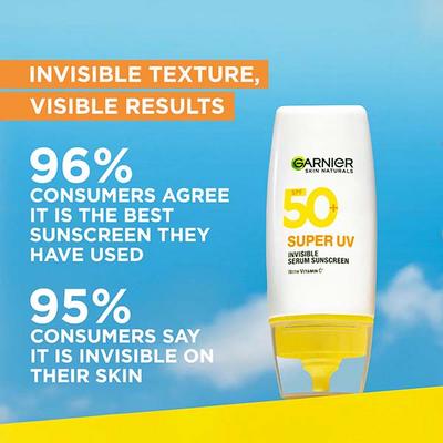 Garnier Super UV Invisible Serum Sunscreen 30 ml - Face Sunscreen