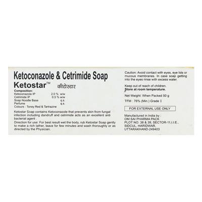 Ketostar Soap 50gm - Fungal Infections-Taa