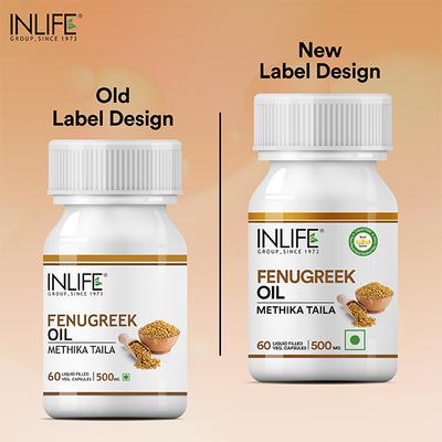 INLIFE Fenugreek Oil 500 mg Capsules 60's - Women Health