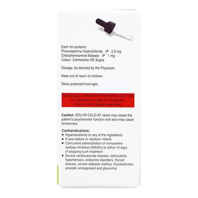 Solvin Cold AF Drops 15ml - Cough And Cold-Cou