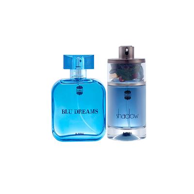 Buy Ajmal Blu Dreams EDP Citurs Fruity Perfume And Shadow Him EDP