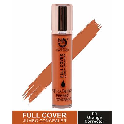 Matt Look Full Cover Jumbo Concealer Oil Control Perfect Coverage, Orange Corrector 11 ml - Concealer