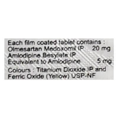 Olmesar A 20mg Tablet 15'S - Hypertension-Ang