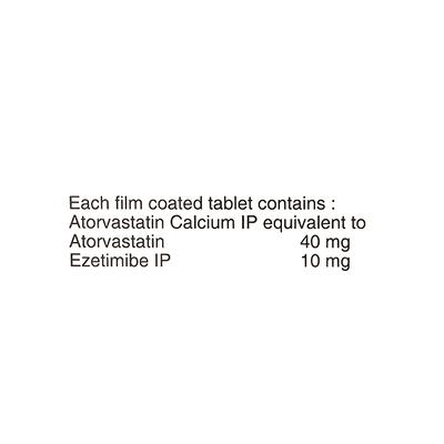 Lipi EZ 40mg Tablet 10'S - High Cholesterol-Dys