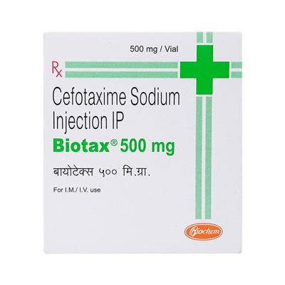 Biotax 500mg Injection 1'S - Bacterial Infections-Cep