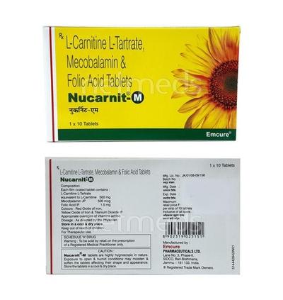 Nucarnit M Tablet 10'S - Supplements-Vam