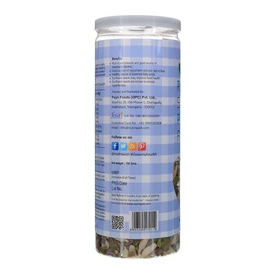 Nutriwish Roasted Sunflower, Pumpkin & Flax Seeds 150 gm - Nutritional Bars